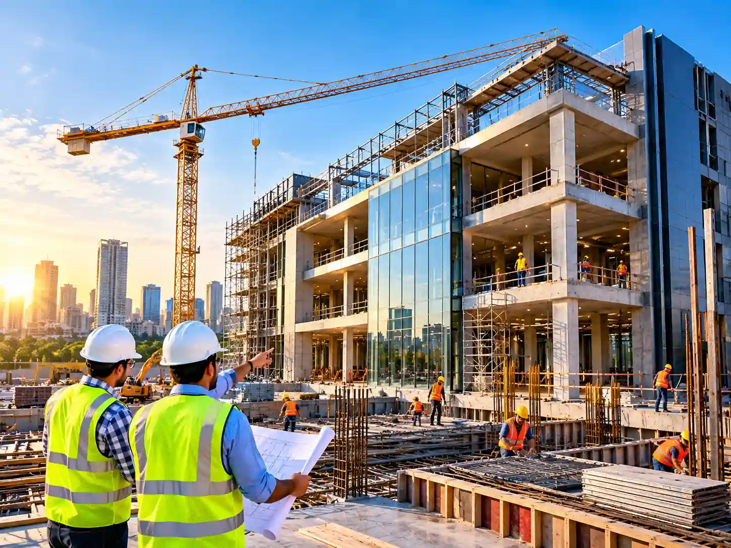 Modern commercial building for business and office use in Bhubaneswar